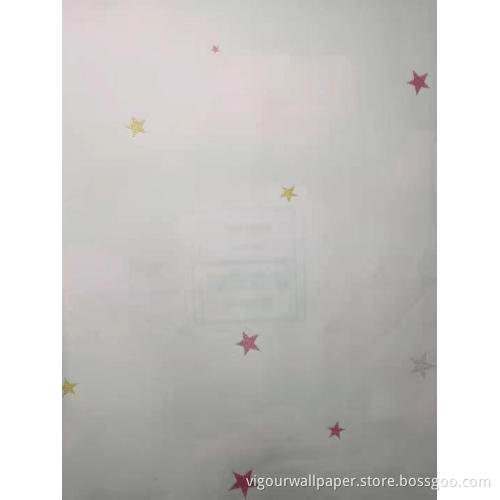 kids design wallpaper star design children room decoration